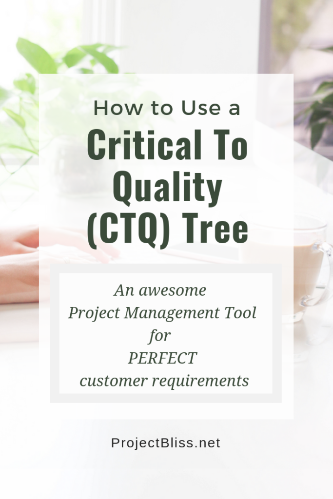 Critical to Quality CTQ Tree